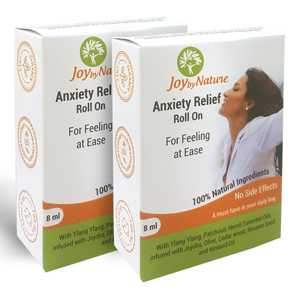 Joybynature Anxiety Relief Roll On 8ml Pack Of 2