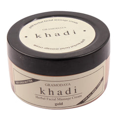 Face Care - Khadi Natural Face Gold Massage Cream 50gm