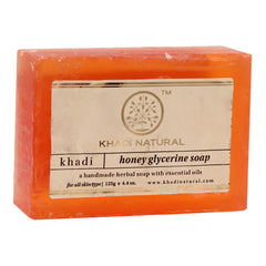 Soaps - Khadi Natural Honey Glycerine Soap 125gm