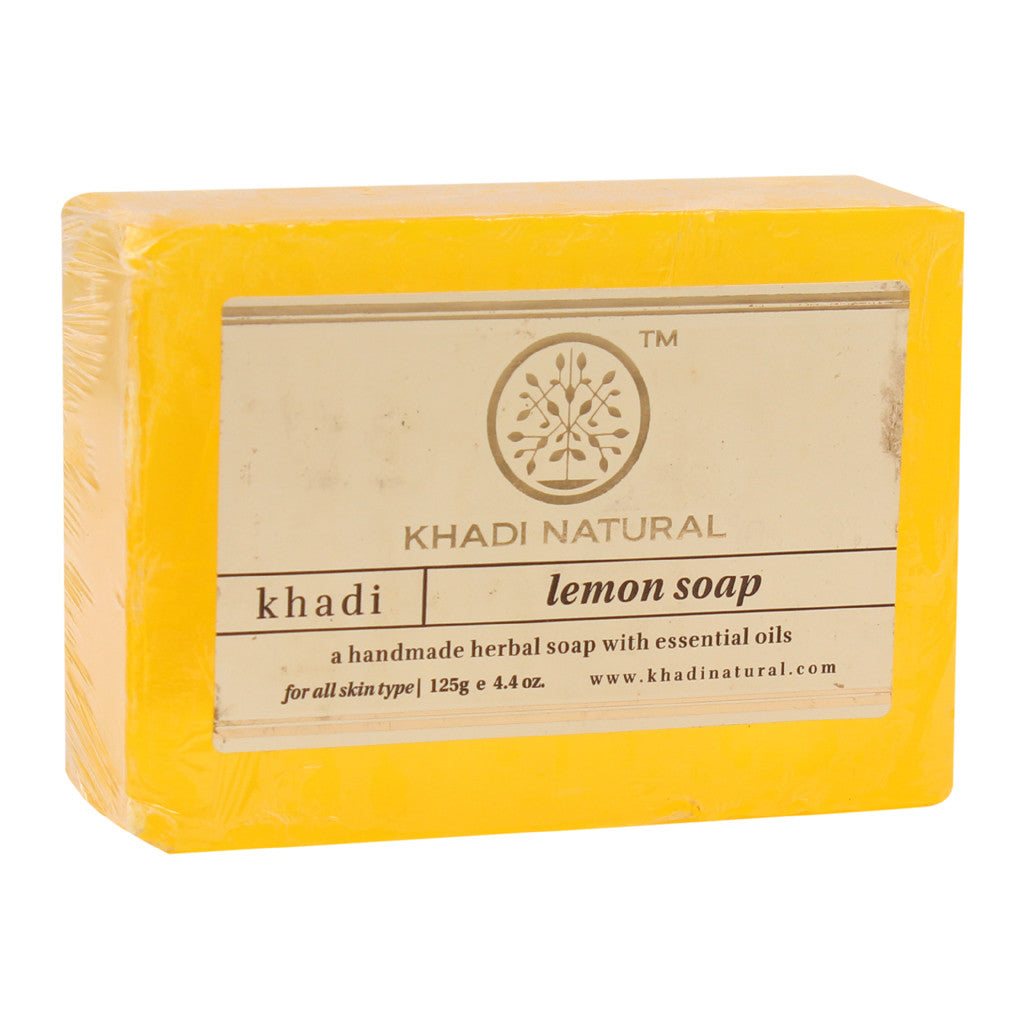 Soaps - Khadi Natural Lemon Soap 125gm