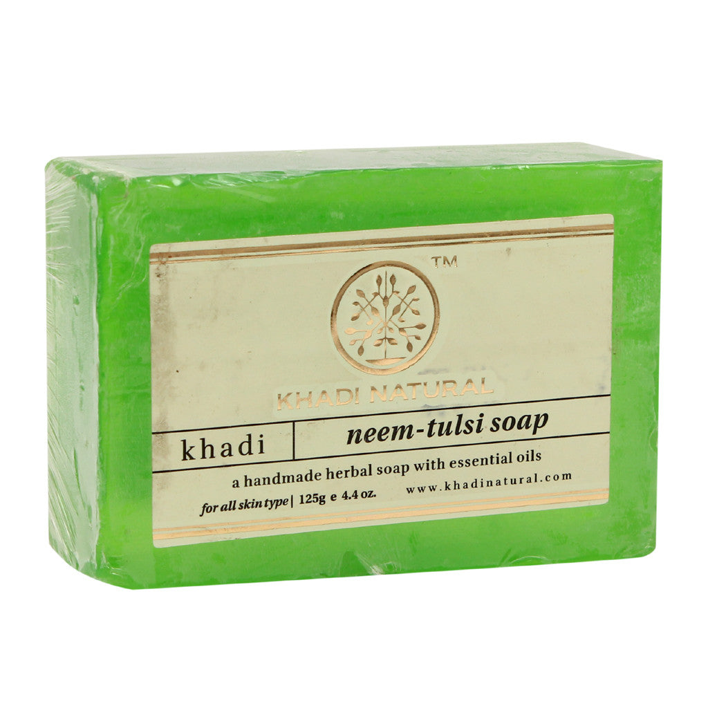 Soaps - Khadi Natural Neem Tulsi Soap 125gm