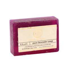 Soaps - Khadi Natural Pure Lavender Soap 125gm