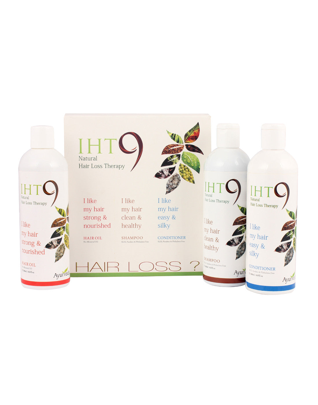 Lass Naturals Iht 9 Anti Hair Loss Pack 600ml