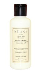 Khadi Natural Sandal & Honey Moisturizer With Sheabutter Paraben Free 210ml