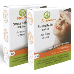Joybynature Stress Relief Roll On 8ml Pack Of 2