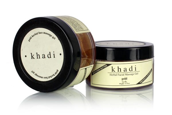 Face Care - Khadi Natural Gold Herbal Face Massage Gel 50gm