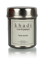 Face Scrub - Khadi Natural Rose & Papaya Face Scrub 50gm