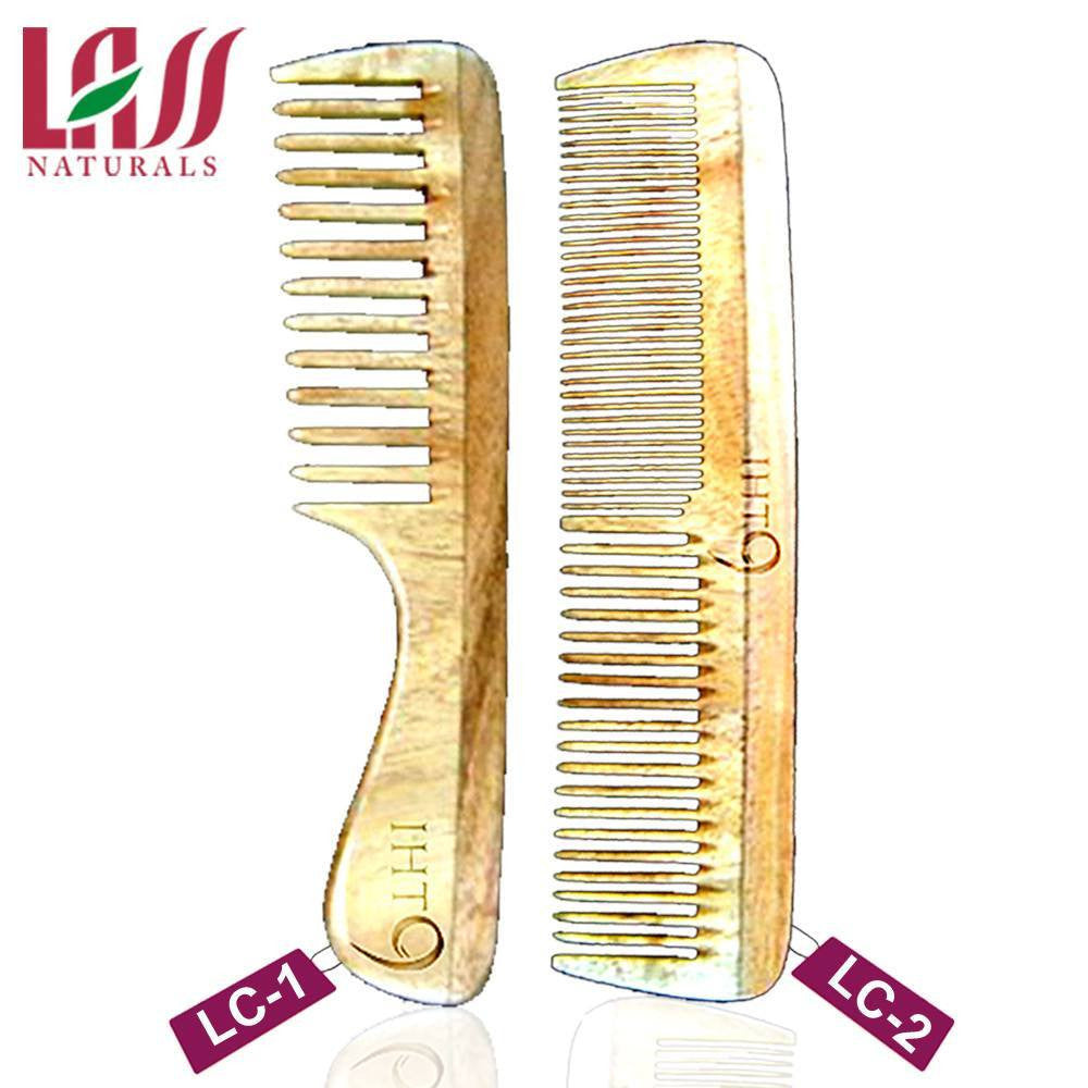 Lass Naturals Iht 9 Neem Wood Comb Set