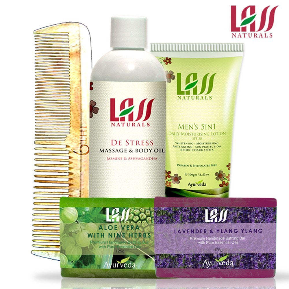 Lass Naturals Men's Grooming Kit
