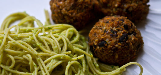 Preparing Authentic Asian Quinoa Meatballs