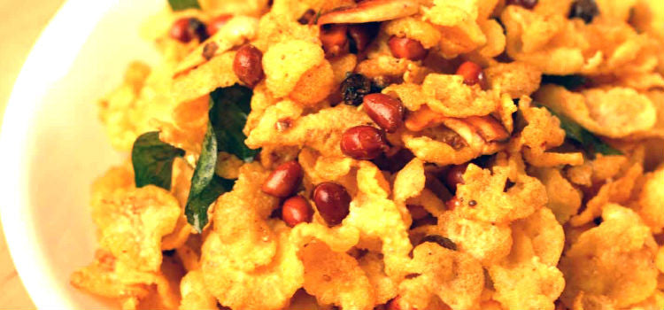 Control your eating habits with savory corn flakes