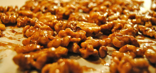 Have a good nights sleep with crunchy vanilla glazed walnuts