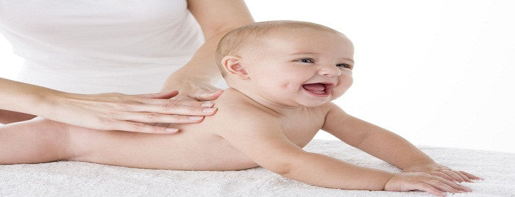 Benefits of massage oils on baby skin