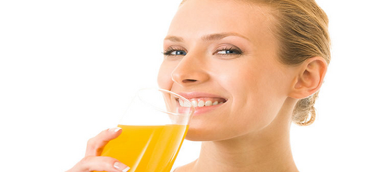 Hydrate yourself every morning with fruit juices