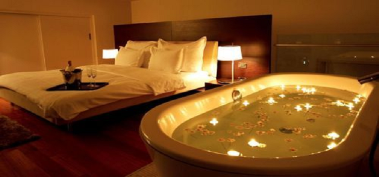 Add to the romance of your bedroom with scented candles