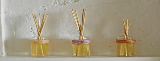 Go the heat free way to aromatherapy with reed diffusers