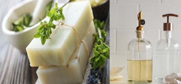 Use Imported Organic Soaps and Shampoos