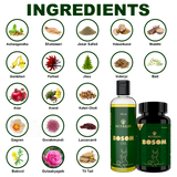 Nutriley Bosom - Breast Enlargement Capsules (60 Capsules) & Enlargement Oil (100 ML)