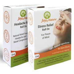 Joybynature Headache And Stress Relief Roll On Combo