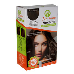 Joybynature Organic Hair Color - Soft Black 150gm