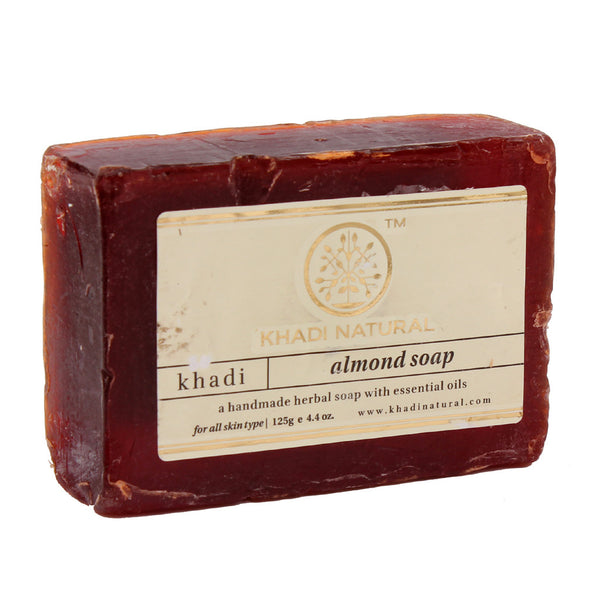 Soaps - Khadi Natural Almond Soap 125gm