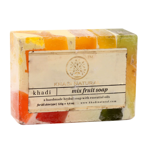 Soaps - Khadi Natural Mix Fruit Soap 125gm