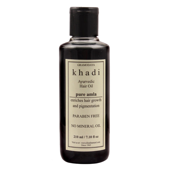Khadi Natural Pure Amla Hair Oil Paraffin & Mineral Oil Free 210ml