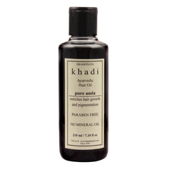 Khadi Natural Pure Amla Hair Oil Paraffin & Mineral Oil Free 210ml