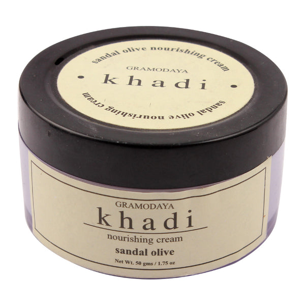 Face Care - Khadi Natural Sandal & Olive Nourishing Cream 50gm