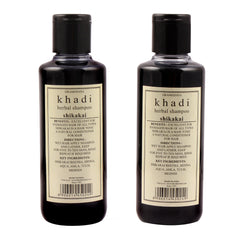 Khadi Natural Shikakai Shampoo (Pack Of 2) 210ml Each