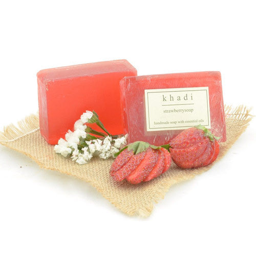 Khadi Natural Strawberry Soap 125gm