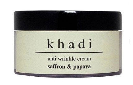 Anti Wrinkle - Khadi Natural Saffron & Papaya Anti Ageing Cream 50gm