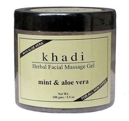 Face Care - Khadi Natural Mint Face Massage Gel 100gm