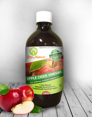 Joybynature Raw, Unprocessed, Unfiltered Apple Cider Vinegar With The Mother Acidity 5% (500ml)