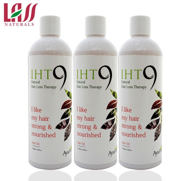 Lass Naturals  Iht 9 Hair Oil (Pack Of 3)