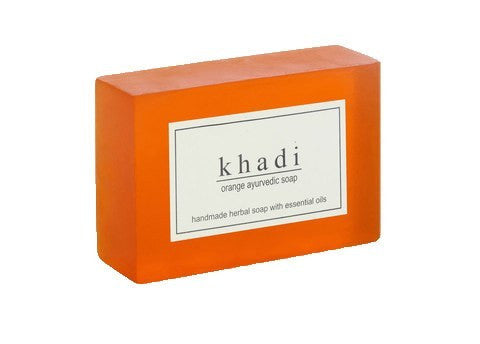 Soaps - Khadi Natural Orange Soap 125gm