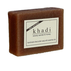 Soaps - Khadi Natural Woody Sandal & Honey Soap 100gm